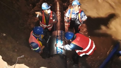 Da&ntilde;an acueducto en Huaico