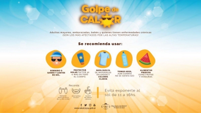 Cuidados para evitar el golpe de calor