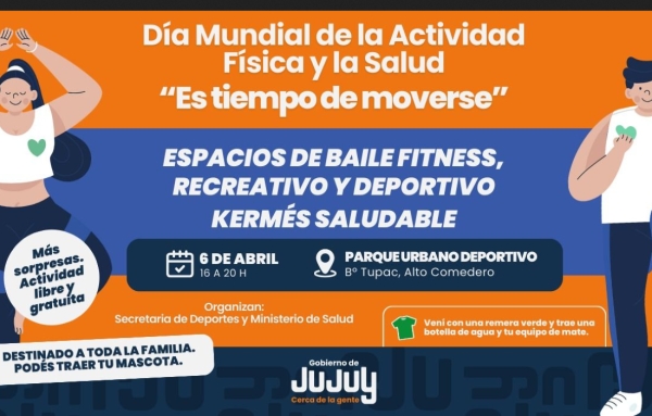 "Es tiempo de moverse": D&iacute;a Mundial de la Actividad F&iacute;sica