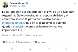 "El acuerdo con el FMI es un alivio para Argentina"