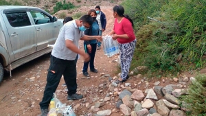 Asistencia a familias de Maimar&aacute; por el temporal