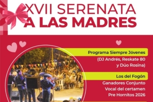 Municipalidad invita a participar de la XVII Serenata a las Madres