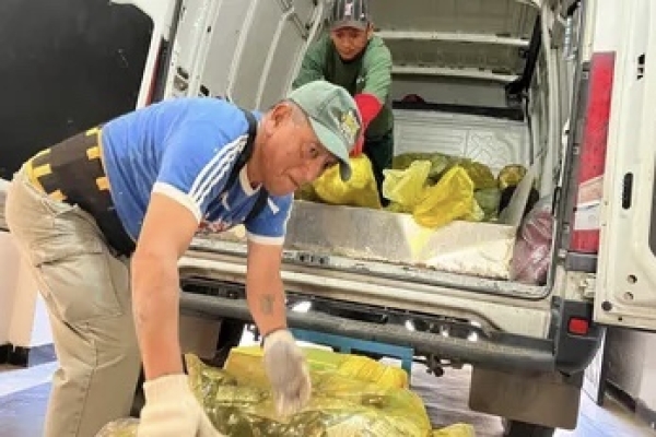 Primer retiro de medicamentos vencidos y traslado a disposici&oacute;n final