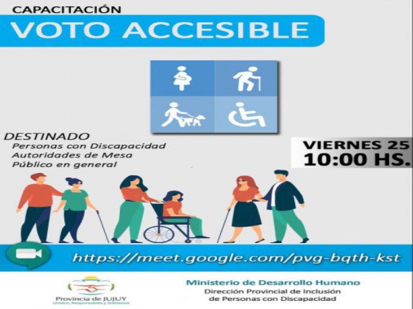 Capacitar&aacute;n en Voto Accesible