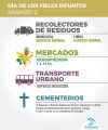 SERVICIOS POR EL FERIADO PROVINCIAL DEL 02 DE NOVIEMBRE