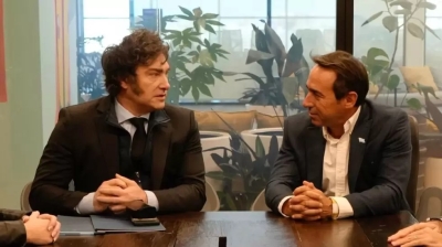 Galperin sali&oacute; en apoyo de Milei tras los incidentes: "Dec&iacute;an que era un riesgo para la democracia"