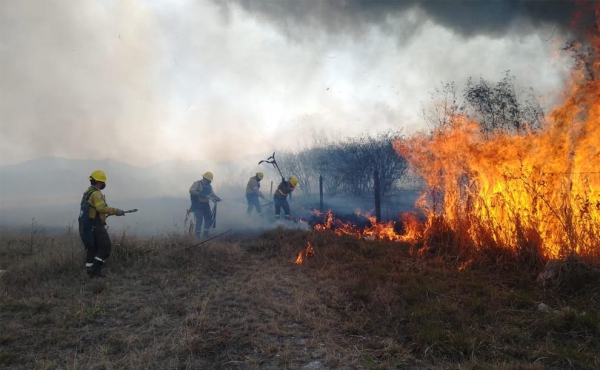Ya superan las 18.000 hect&aacute;reas de superficie quemada por el fuego en las Yungas juje&ntilde;as
