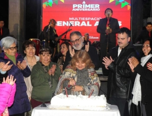 Jorge celebró el primer aniversario del Multiespacio General Arias