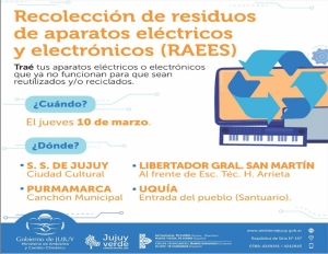 Este jueves es la recolecci&oacute;n de aparatos electr&oacute;nicos