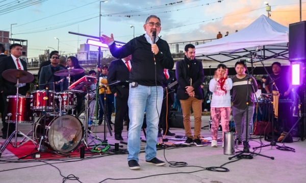 El intendente Ra&uacute;l &ldquo;Chuli&rdquo; Jorge celebr&oacute; junto a vecinos los 7 a&ntilde;os del Parque Xibi Xibi