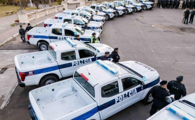 14 camionetas para fortalecer el sistema de seguridad