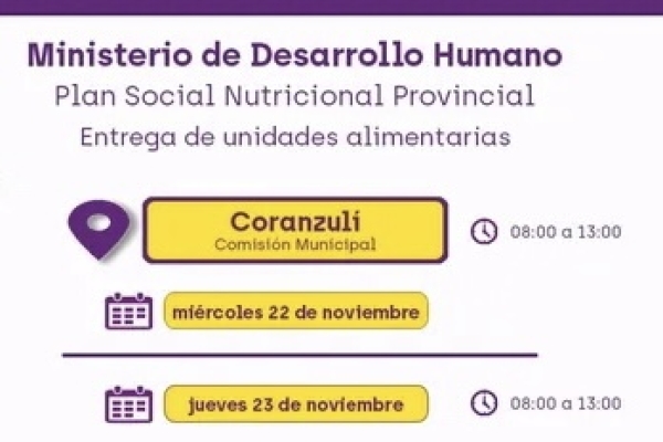 Contin&uacute;a la entrega de unidades alimentarias en el interior