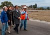 Sadir supervisó avances de complejo deportivo y pista de atletismo internacional