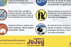 Recomendaciones por temporada de lluvias