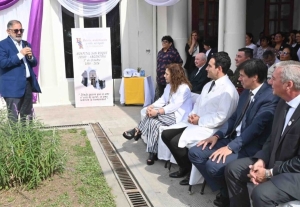 “Chuli” Jorge participó del acto por el 176° aniversario del Hospital San Roque