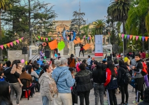 Vacaciones con Chulo en la Glorieta de Plaza Belgrano