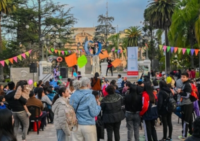 Vacaciones con Chulo en la Glorieta de Plaza Belgrano