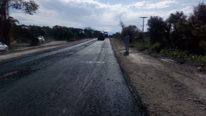 Obras en Manantiales: finalizan puente en RP 61