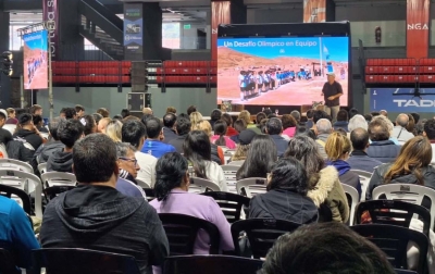Inspiradora charla brind&oacute; Sergio Cachito Vigil