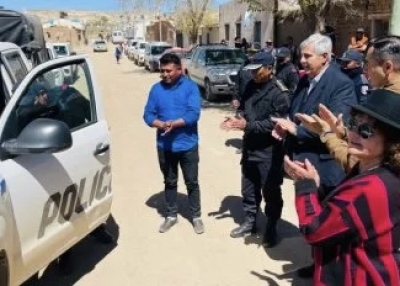 Seguridad sum&oacute; dos m&oacute;viles policiales para el Departamento de Santa Catalina
