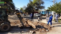 Finalizaron una nueva red de agua en Pampa Blanca