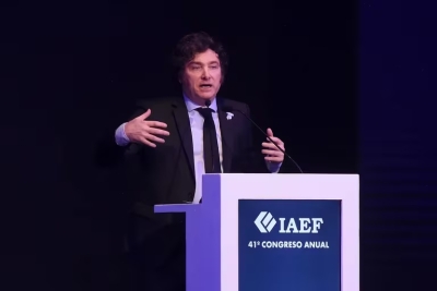 &ldquo;Ya lo tengo match point a Pedrito&rdquo;: ante empresarios, Javier Milei volvi&oacute; a hablar del conflicto con Espa&ntilde;a