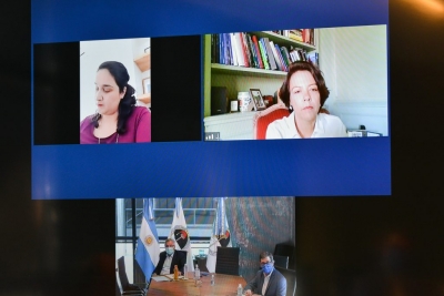 Morales se entrevist&oacute; con la embajadora de Francia