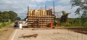 Siguen las obras para nuevo puente en ruta 61