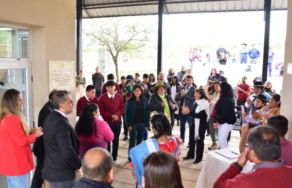Se inaugur&oacute; el nuevo Colegio Secundario de Las Escaleras