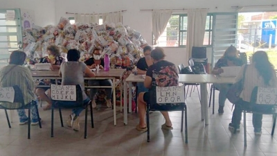El programa "Comer en Casa" estuvo en San Pedro