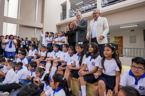 Morales inaugur&oacute; el nuevo edificio de la Escuela N&deg; 221 Uni&oacute;n Latinoamericana de San Pedro