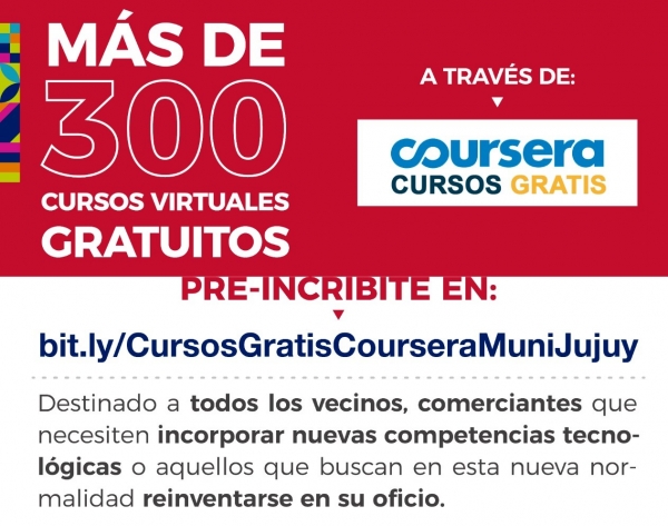 Municipio propone m&aacute;s de 300 cursos gratuitos