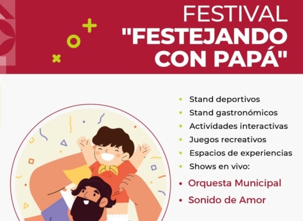 Multiespacio del Alto escenario del festival &ldquo;Festejando con Pap&aacute;&rdquo;
