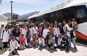 Tren solar finaliz&oacute; septiembre con visitas de delegaciones