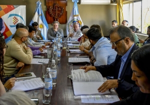 Concejales recibieron a funcionarios municipales