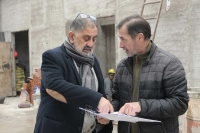 El intendente Jorge supervisa avance de construcci&oacute;n de locales comerciales en Alto Comedero