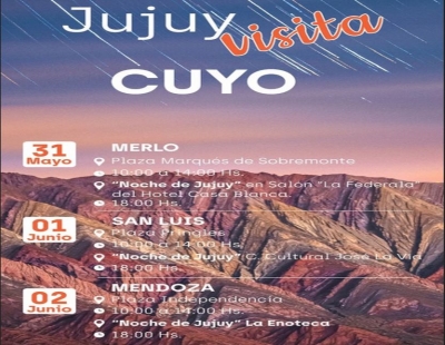 Jujuy se promociona en la regi&oacute;n de Cuyo