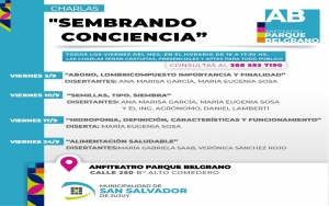 Ciclo de charlas &ldquo;Sembrando Conciencia&rdquo;