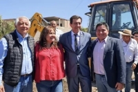 Sadir dio inicio a obras de pavimentaci&oacute;n y recorri&oacute; el operativo sanitario de Perico