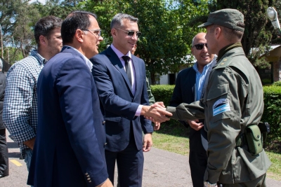 Aguiar particip&oacute; del cambio de autoridades del Escuadr&oacute;n 53 de Gendarmer&iacute;a