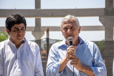 Morales pidi&oacute; en La Mendieta apoyar el modelo de Estado presente para garantizar derechos