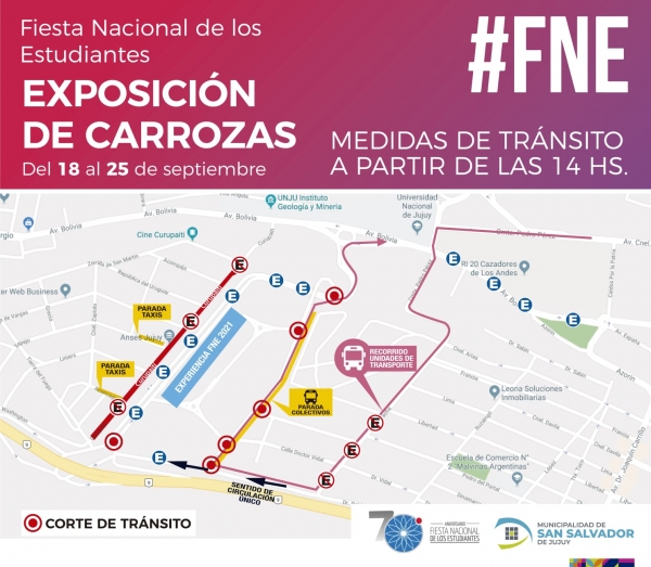 FNE: Atenci&oacute;n con los cortes y desv&iacute;os en el tr&aacute;nsito