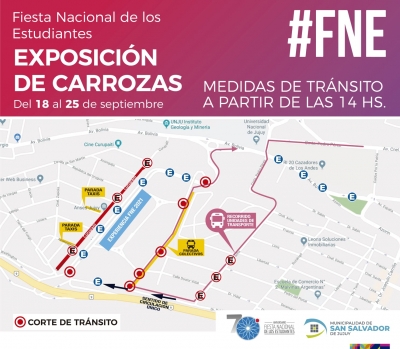 FNE: Atenci&oacute;n con los cortes y desv&iacute;os en el tr&aacute;nsito