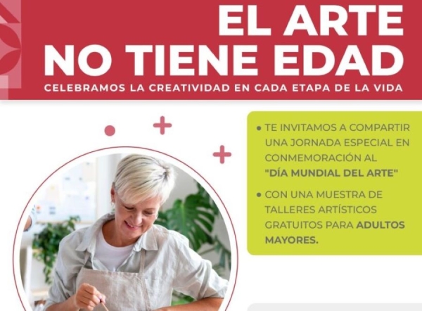 &ldquo;El arte no tiene edad&rdquo;: invitan a una jornada