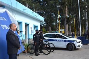 La polic&iacute;a de La Mendieta recibi&oacute; equipamiento