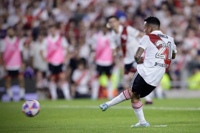 Liga Profesional: River defiende la punta de local ante Uni&oacute;n