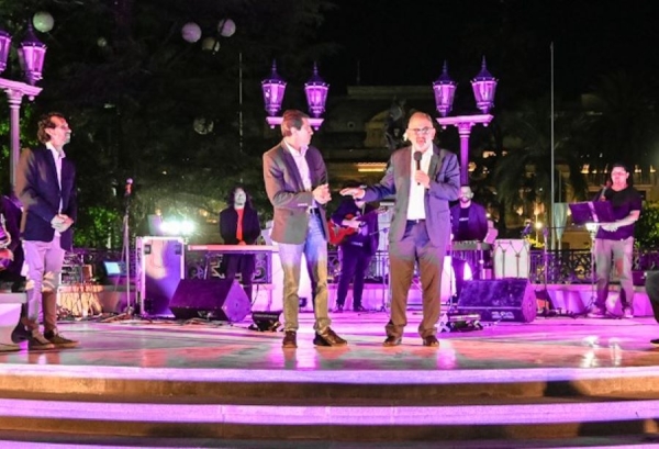 Ra&uacute;l &ldquo;Chuli&rdquo; Jorge dej&oacute; reinaugurada la glorieta de Plaza Belgrano