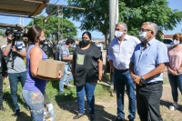 Morales entreg&oacute; herramientas y reivindic&oacute; la cultura del trabajo