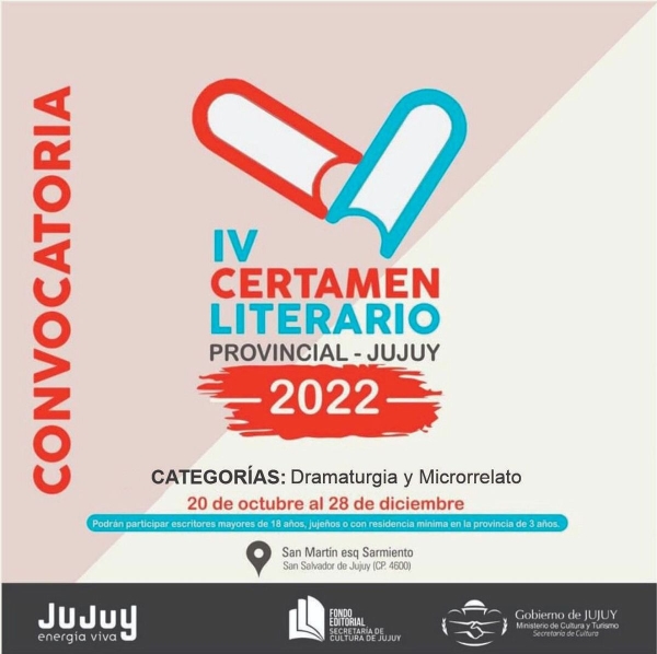 Continúa abierta la convocatoria para el Certamen Literario 2022