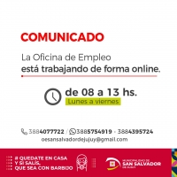 Cursos y talleres continuaran via online